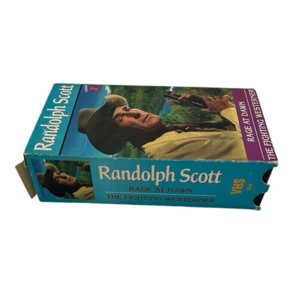 Rage at Dawn And The Fighting Westerner Randolph Scott VHS - Picture 3 of 9
